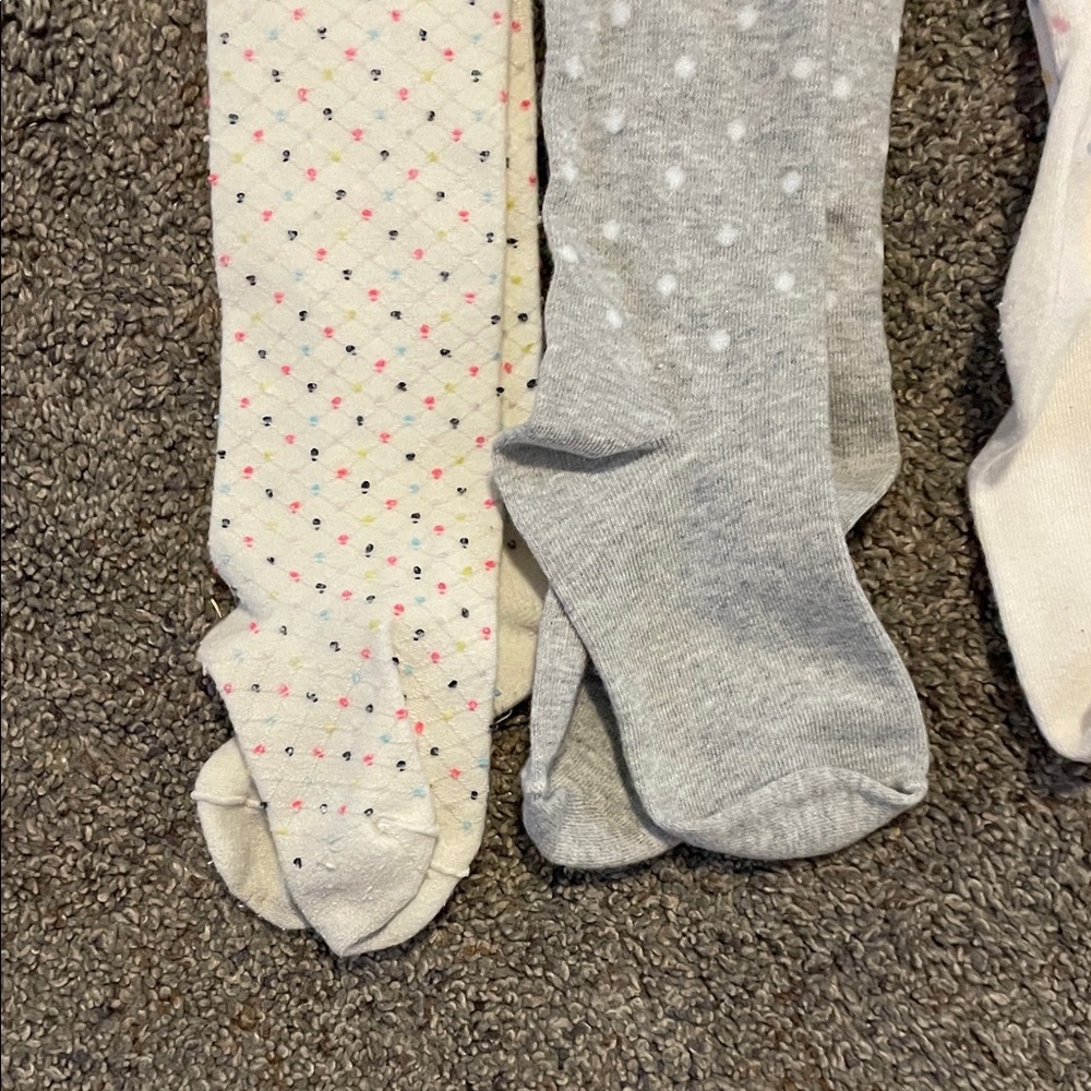 Kids Fun Patterned Tights Set - Picture 4 of 7